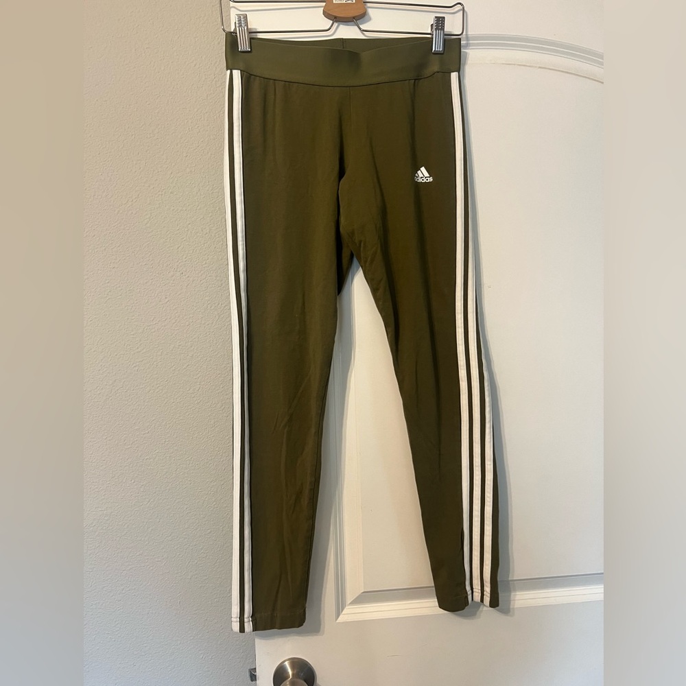 Adidas Olive Green Leggings